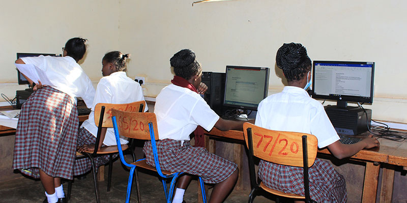 Students Using Computers